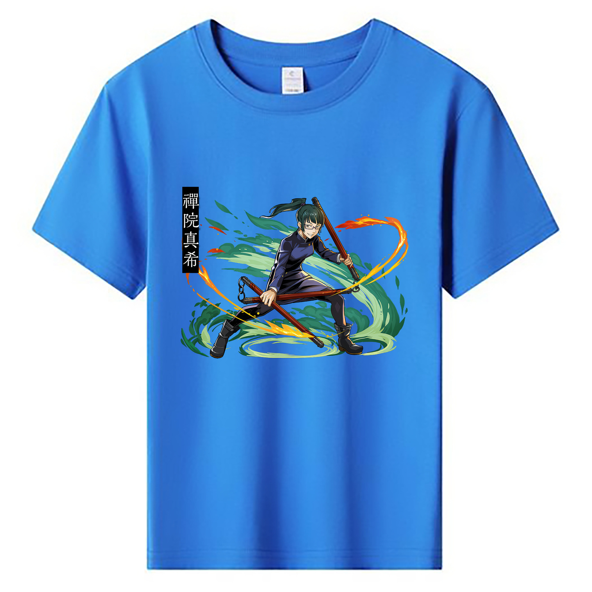 （画像用） 呪術廻戦 Jujutsu Kaisen 綿100％キッズTシャツ（フロントプリント）